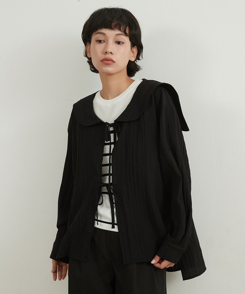 【未使用品】ドゥロワー　レースカーディガン　ネイビー　1 DoCLASSE - 未使用ドゥクラッセレースカーディガン ネイビーの