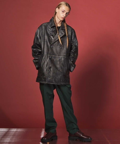 MAISON SPECIAL 革ジャン ライダース 「UNISEX」Hand Rub-Off