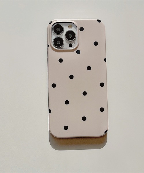 lit.Cy スマホケース シンプルドットスマホケース iPhoneケース