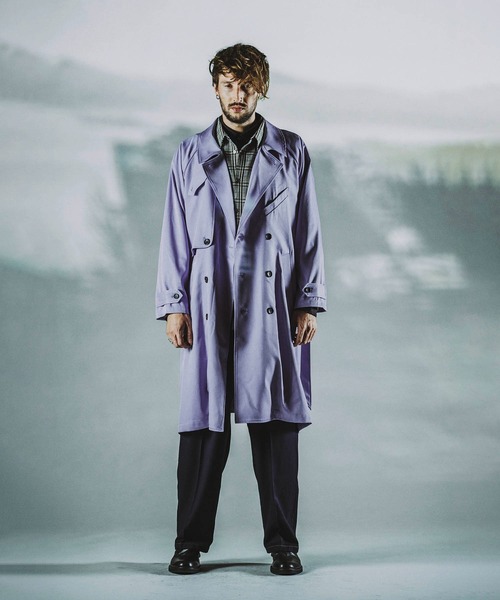 ジャケット・アウター NO ID Long Wool trench coat NO ID.（ノーアイディー） トレンチコート コート 「NO ID.」Double
