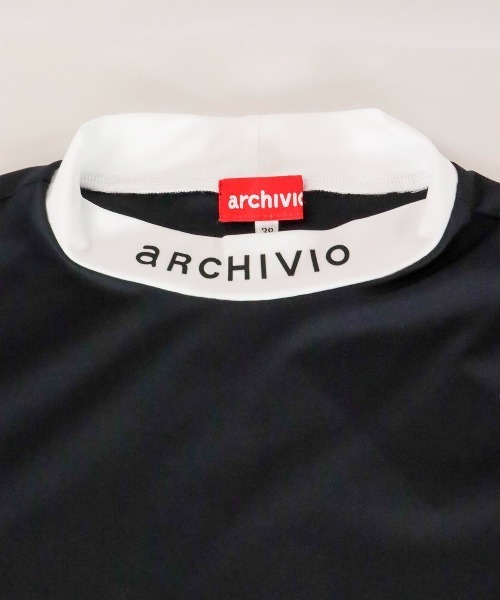 archivio tシャツ 「LADIES」半袖プルオーバー モックネック