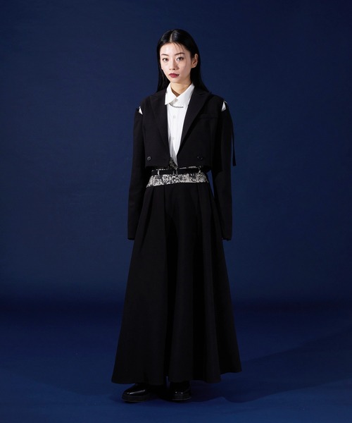 Ellno de Mavie スカート ブラック Ellno de Mavie スカート コードレーススカパン/SETUP対応