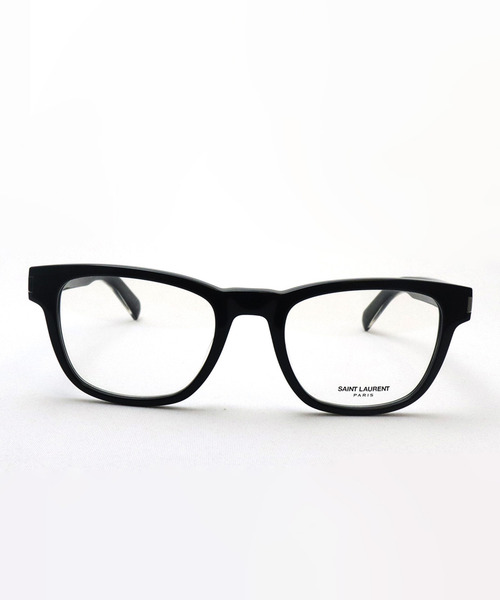 伊達メガネ メガネ 眼鏡 「SAINT LAURENT/サンローラン」スクエア メガネ SL664 001 メンズ レディースの画像