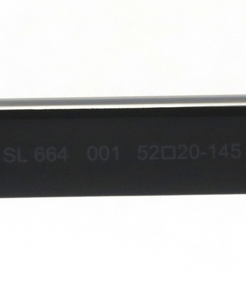 伊達メガネ メガネ 眼鏡 「SAINT LAURENT/サンローラン」スクエア メガネ SL664 001 メンズ レディースの画像