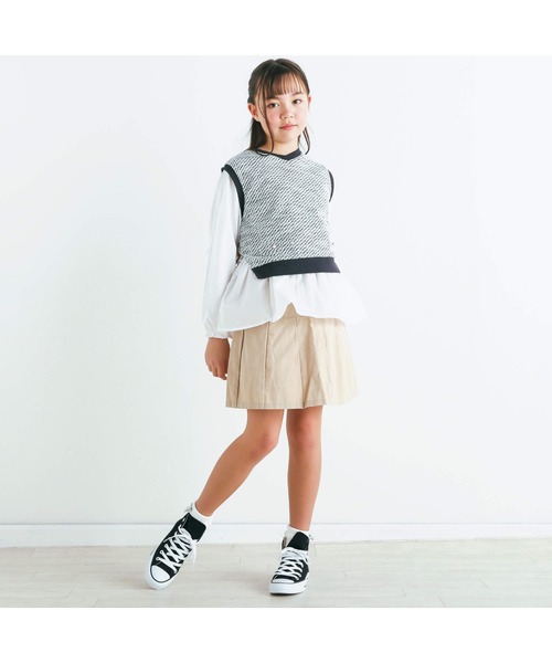 SLAP SLIP（スラップスリップ） スカート デニムツイルラメツイード