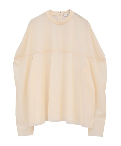 CLANE（クラネ） SHEER MESH CURVE SLEEVE TOPS レディース : ZOZOTOWN 