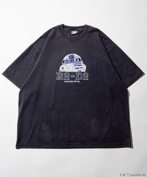 tシャツ Tシャツ メンズ FREAK’S STORE/フリークスストア STARWARS/スターウォーズ R2-D2 フロッキープリント ショートス｜zozo｜18