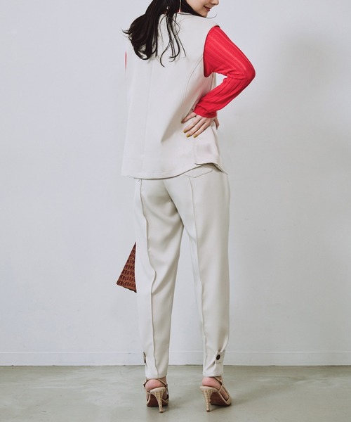 Sirin ベスト ジレ ショートジレ レディース : ZOZOTOWN Yahoo