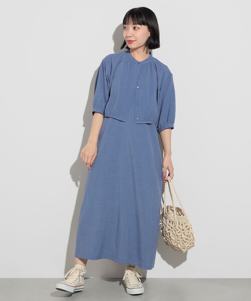 ワンピース レディース BEAMS HEART / 2WAY ワンピース × ブラウス （セットアイテム）｜zozo｜08