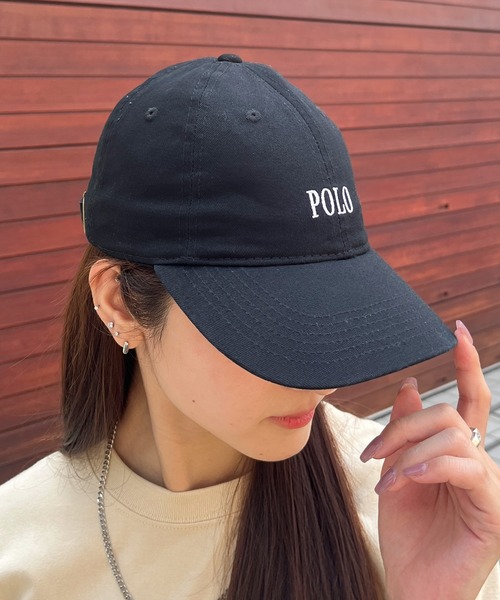ポロ刺繍ロゴ ブラウンベースボールキャップ POLO BCS キャップ 帽子 「POLO BCS」POLO embroidery law cap
