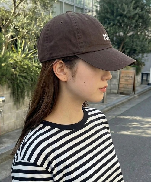 POLO 刺繍ブラウンキャップ POLO BCS（ポロ・ビーシーエス） キャップ 帽子 「POLO BCS」POLO