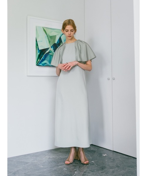 ドレス パーティードレス レディース サハラ sahara sahara ワンピース Cape Dress/ケープドレス : ZOZOTOWN Yahoo