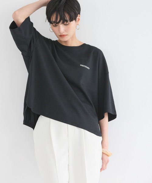 tシャツ emblemギャザースリーブプルオーバー レディース 楽天市場】ゴムギャザースリーブ Tシャツ レディース 春夏秋 全4