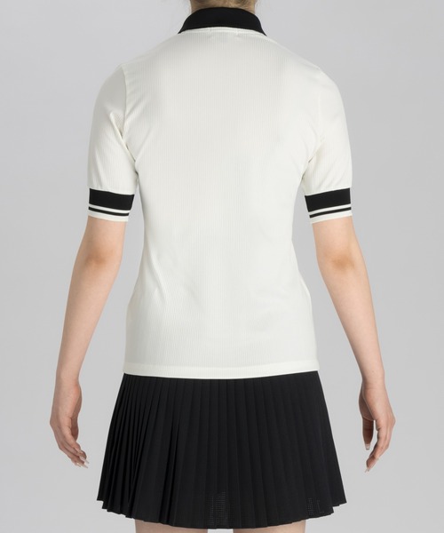 ポロシャツ ポロ WOMENS ワイドリブ 半袖ポロシャツ レディース