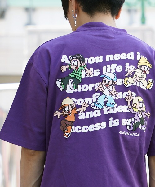 新作未使用キュプラジャージーオーバーサイズtee tシャツ 「unisex」NEW JACK アソート Tシャツ / ビッグシルエットT