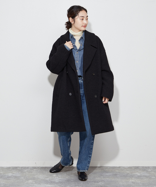 Plage」 チェスターコート 36 ブラック レディース : 83956006  