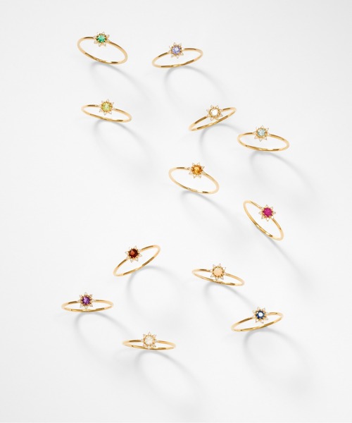 j  Jewel closet by L&Co.ダイヤモンドクロスリング K10 ダイヤモンド リング（リング）｜Jewel closet by L&Co