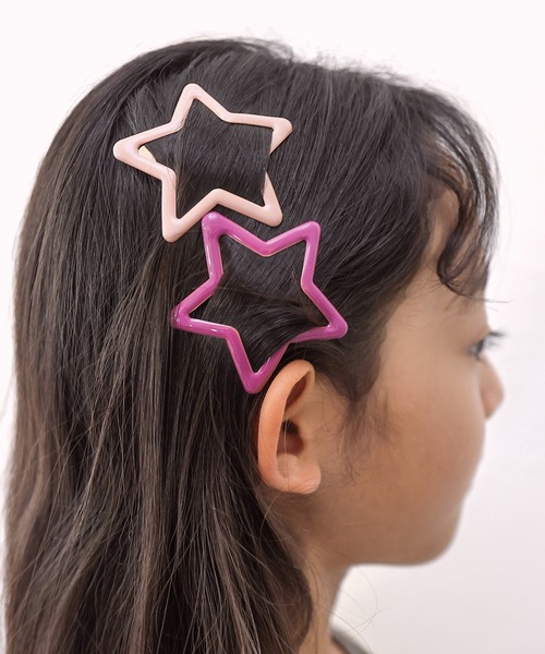SOROTTO（ソロット） ヘアクリップ キッズ 星型ヘアクリップ ヘアピン