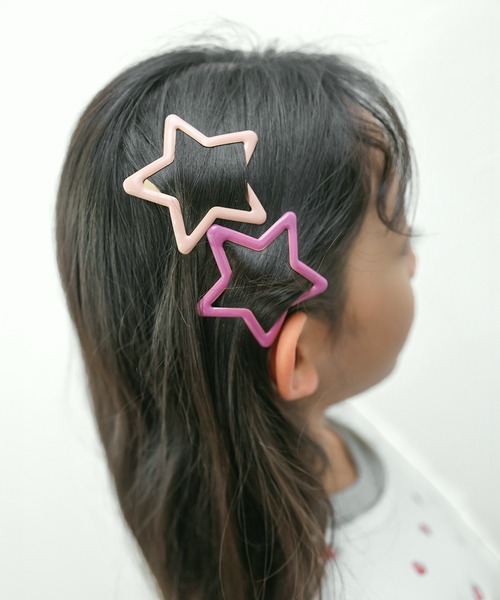 SOROTTO（ソロット） ヘアクリップ キッズ 星型ヘアクリップ ヘアピン
