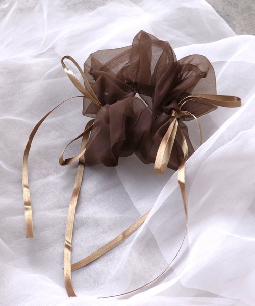 Three Four Time（スリーフォータイム） シュシュ ダブルリボン