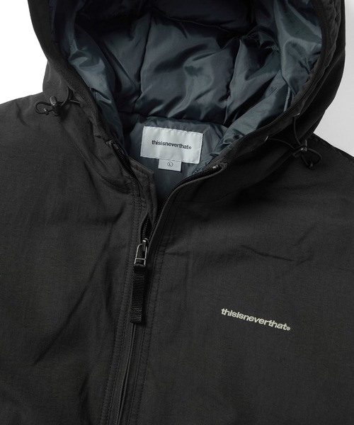thisisneverthat ダウンジャケット ブラック　メンズレディース L thisisneverthat ダウンジャケット ダウン Washed Down Puffer