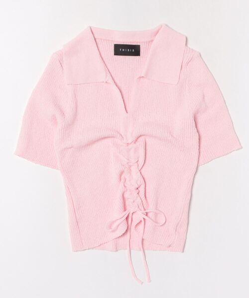 ZARA - 🎐8月新作🍧5252◇pink ピンク デザイン ニット セーター