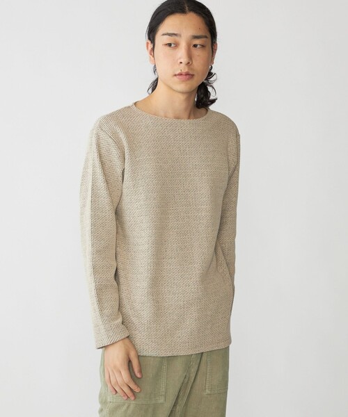 SHIPS（シップス） tシャツ SHIPS: ローゲージ ピケ ボートネック