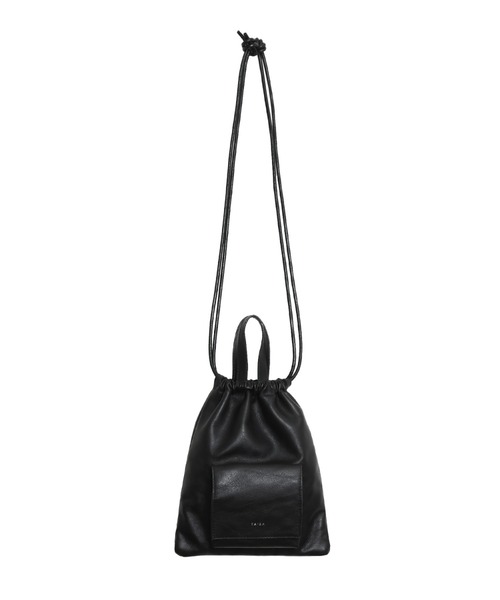 YArKA ハンドバッグ 「YArKA/ヤーカ」 real leather drawstring