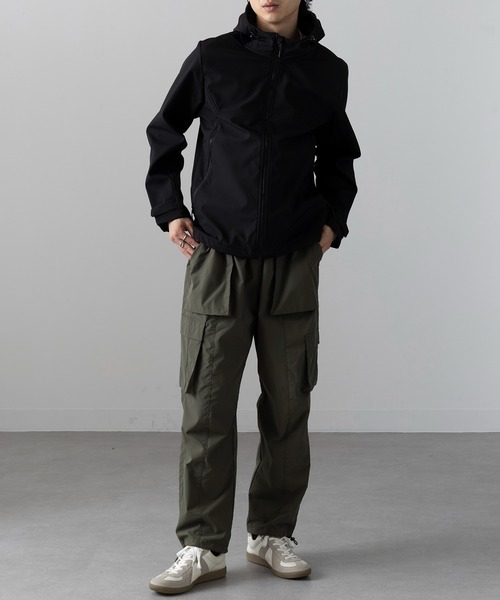 wundou パーカー 「wundou」裏フリースパーカージャケット P4211