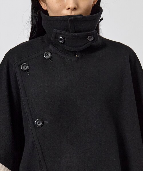 UJOH（ウジョー） アウター 「UJOH/ウジョー」Asymmetry Fringe Cape