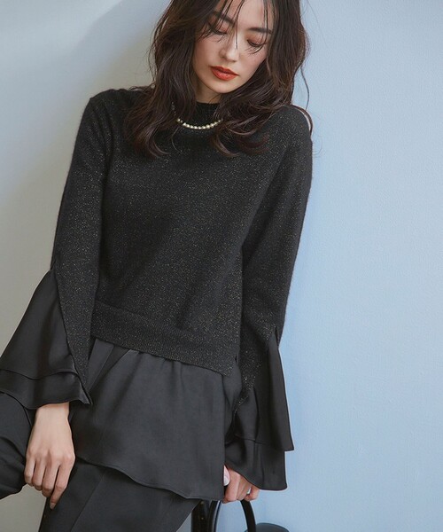 23区（ニジュウサンク） ニット セーター 「23区×Oggiコラボ」フレア