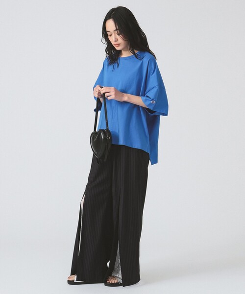 Ray BEAMS tシャツ 「別注」Champion / ショートスリーブ T