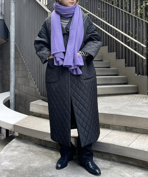 【新品】 イエナラブークル IENA LA BOCLE 縮絨ウールコート タグ付 IENA LA BOUCLE（イエナラブークル） コート - ブラック レディース