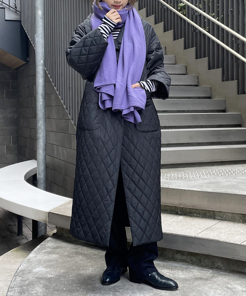 IENA LA BOUCLE（イエナラブークル） コート - ブラック レディース