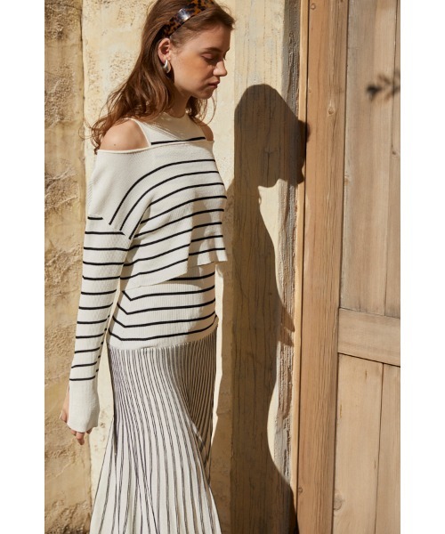 ワンピース Estella.K dress Estella.K ワンピース Before Sunset Dress オフショルカット