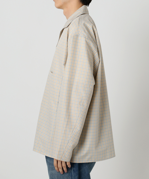【未使用】ジャーナルスタンダード　オープンカラー　　長袖　シャツ JOURNAL STANDARD relume シャツ ”UNIFORM” ユーティリティー