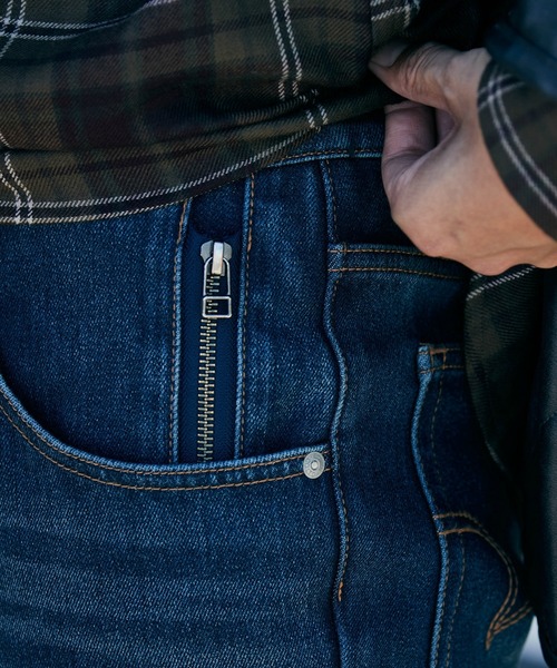 EDWIN（エドウィン） ジーンズ D.E.F DENIM バイク用 ジーンズ デニム