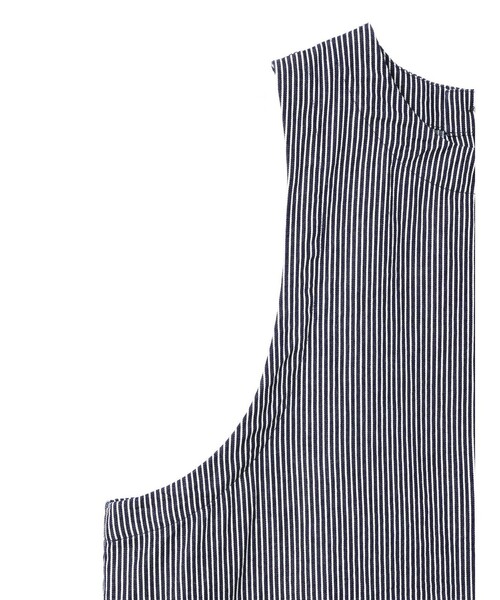 mizuiroind ベスト ジレ mizuiro ind ヒッコリークルーネック