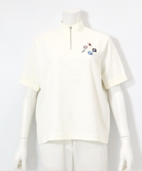 Picone CLUB（ピッコーネクラブ） tシャツ ハーフジップUVプルオーバー