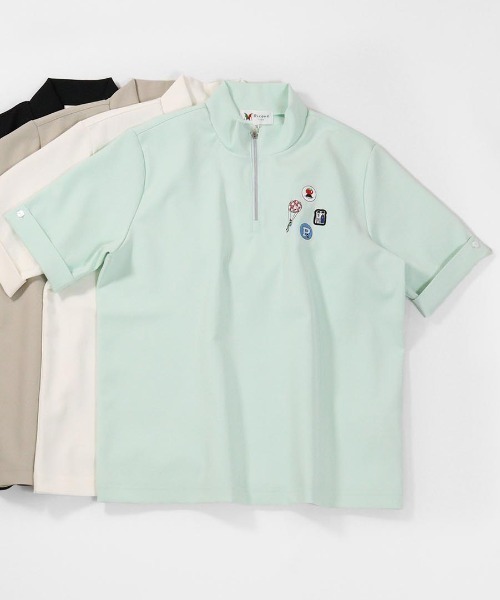 Picone CLUB（ピッコーネクラブ） tシャツ ハーフジップUVプルオーバー