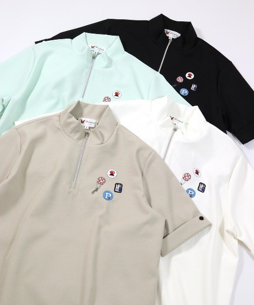 Picone CLUB（ピッコーネクラブ） tシャツ ハーフジップUVプルオーバー
