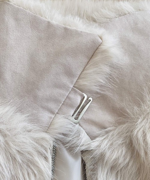 「mily bilet」 ブルゾン MEDIUM チャコールグレー レディース_画像9