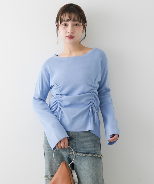 SENSE OF PLACE by URBAN RESEARCH ニット セーター ボートネック