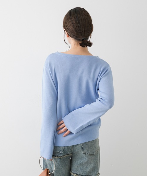 PING ⭐️青 セーター レディース 定価13,200円(税込) 値下げ❗️ SENSE OF PLACE by URBAN RESEARCH ニット セーター ボートネック