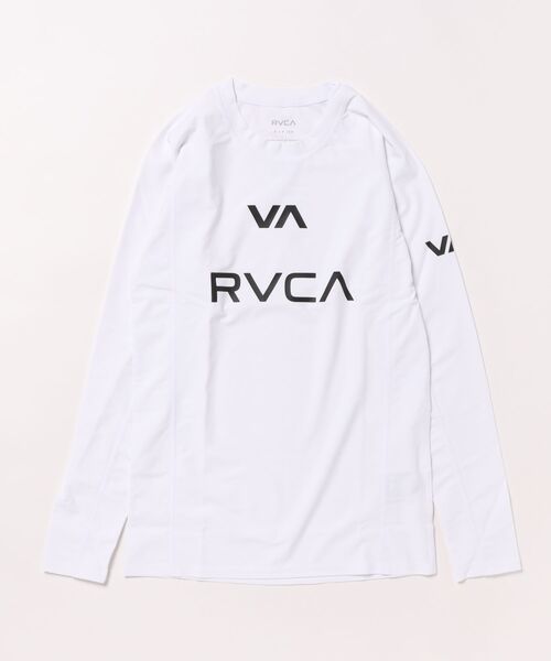 RVCA☆Long Sleeve Rashguard コントラストロゴ ラッシュガード RVCA ルーカ Tシャツ ラッシュガード メンズ レディース 長袖