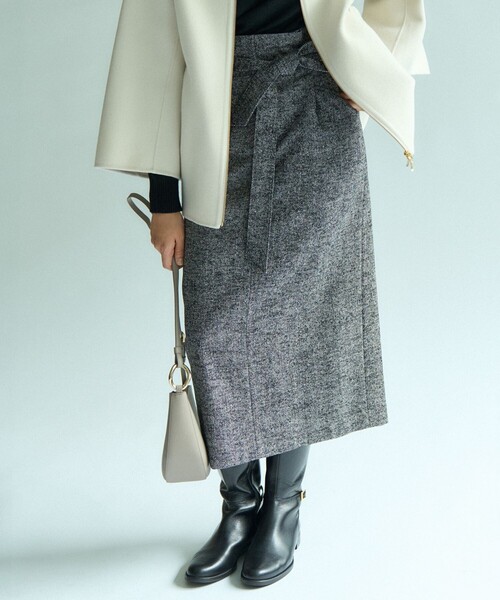 最終価格✴︎ 23区　ブラック　ロングコート ニジュウサンク M 38 ニジュウサンク 23区 MANTECOPureリバー ロングコート （ブラック系