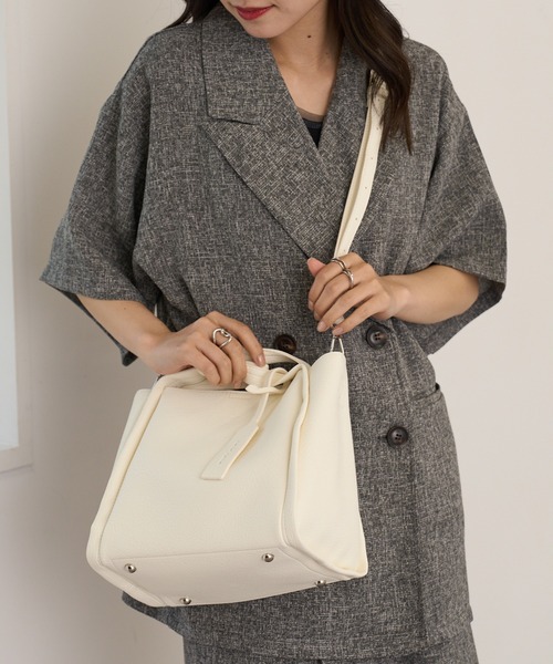 cache cache カシュカシュ ミニトート2wayショルダー cache cache（カシュカシュ） ショルダーバッグ バッグ 「cache cache