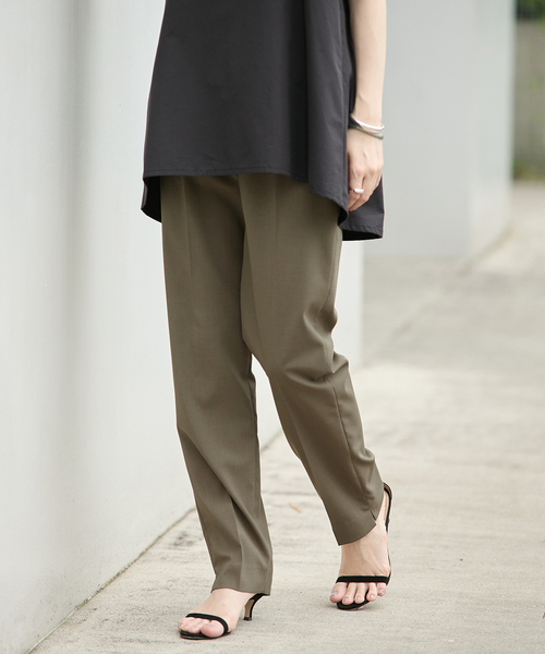 VERMEIL par iena スラックス パンツ スティックパンツ