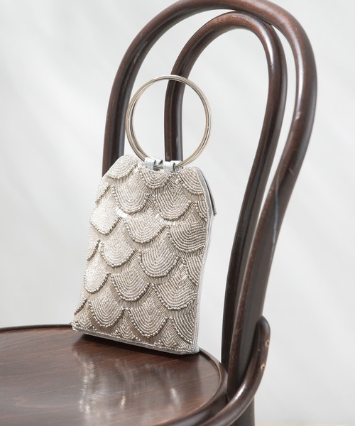 ハンドバッグ リングハンドルビジューバッグ : ZOZOTOWN Yahoo!店