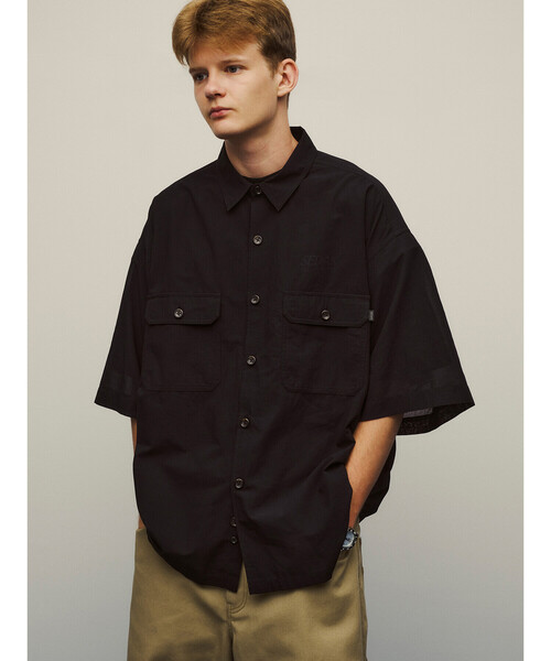 ブラウス シャツ 「YOUNG ＆ OLSEN The DRYGOODS STORE」/PSN POCKET SHIRT レディース メンズ YOUNG&OLSEN The DRYGOODS STORE｜ヤングアンドオルセンのシャツ